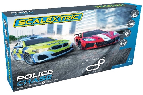 SCALEXTRIC POLICE CHASE SET