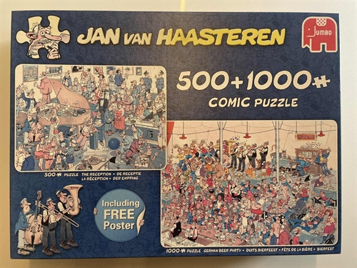 Puslespil. JAN VAN HAASTEREN ( Brugt. lagt en gang ) derfor den lave pris.