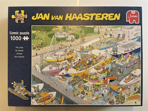 Puslespil. JAN VAN HAASTEREN ( Brugt. lagt en gang ) derfor den lave pris.
