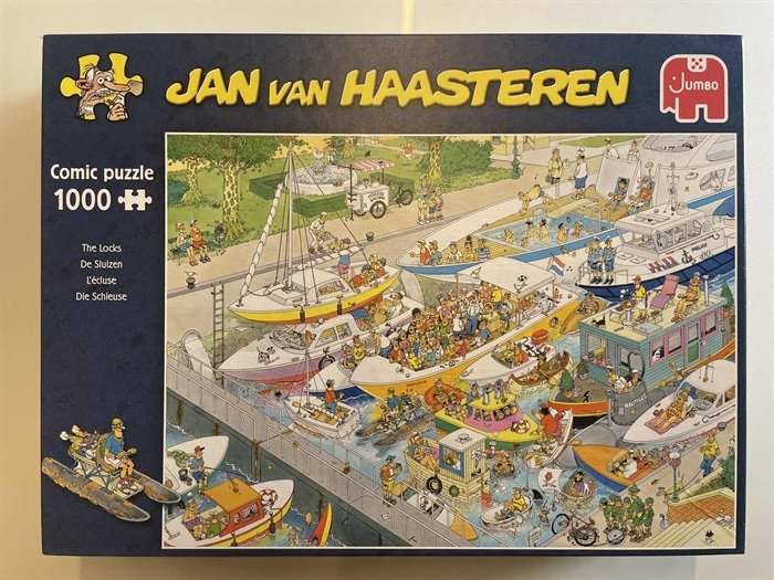 Puslespil. JAN VAN HAASTEREN ( Brugt. lagt en gang ) derfor den lave pris.