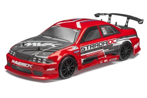 1:10 DRIFT CAR PAINTED BODY RED (DC) 190 mm.