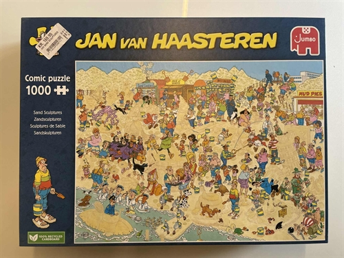 Puslespil. JAN VAN HAASTEREN ( Brugt. lagt en gang ) derfor den lave pris.