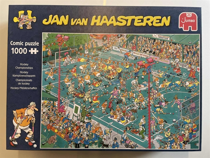 Puslespil. JAN VAN HAASTEREN ( Brugt. lagt en gang ) derfor den lave pris.