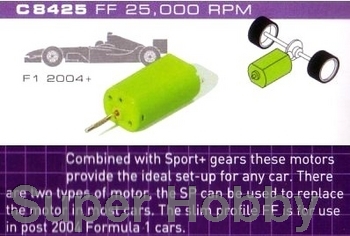 Formel 1.  motor 25,000 rpm with wires