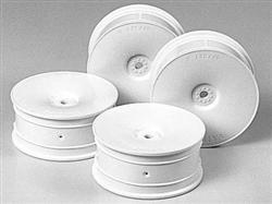 4 stk. Tamiya Medium - Narrow White Disk Wheels ( Offset 0 )