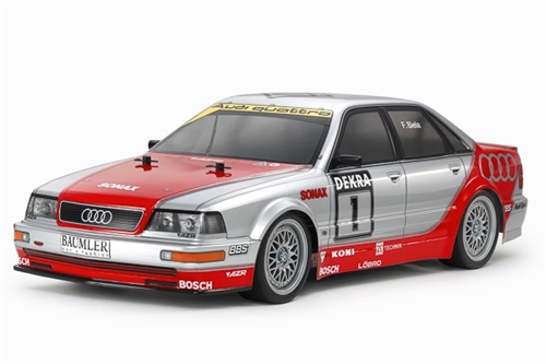 TAMIYA 58699 1/10 R/C 1992 AUDI V8 TOURING (TT-02)  Samlesæt