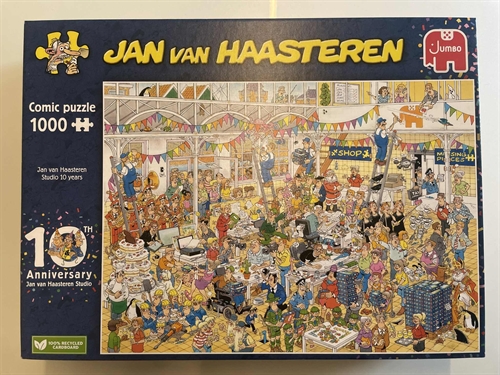 Puslespil. JAN VAN HAASTEREN ( Brugt. lagt en gang ) derfor den lave pris.