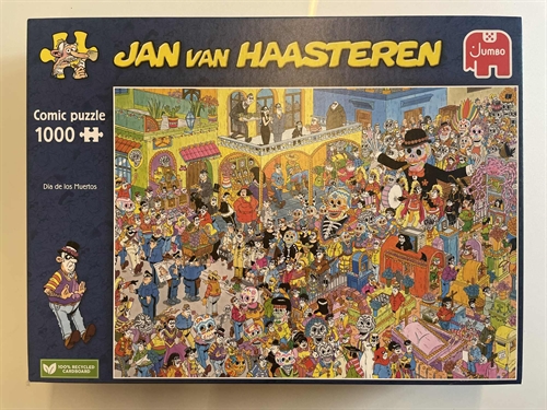 Puslespil. JAN VAN HAASTEREN ( Brugt. lagt en gang ) derfor den lave pris.