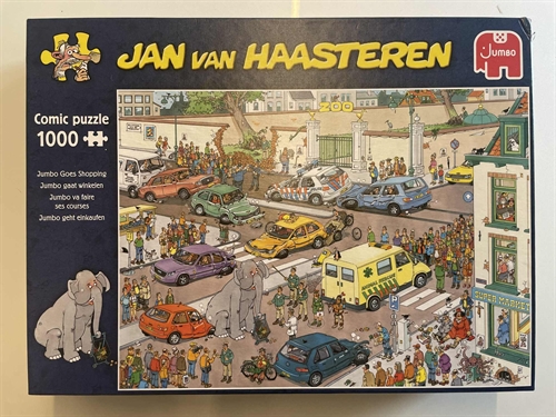 Puslespil. JAN VAN HAASTEREN ( Brugt. lagt en gang ) derfor den lave pris.