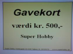 Gavekort kr. 500