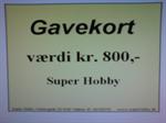 Gavekort kr. 800