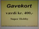 Gavekort kr. 400