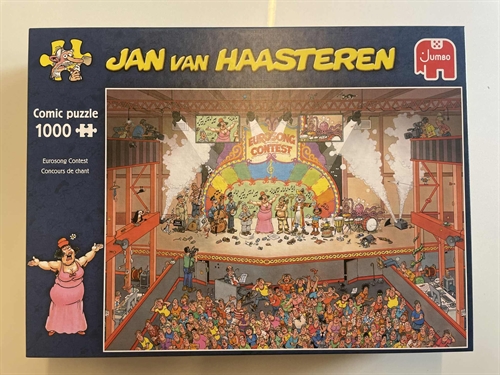 Puslespil. JAN VAN HAASTEREN ( Brugt. lagt en gang ) derfor den lave pris.