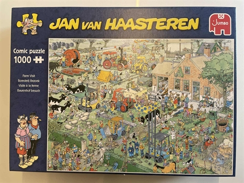 Puslespil. JAN VAN HAASTEREN ( Brugt. lagt en gang ) derfor den lave pris.