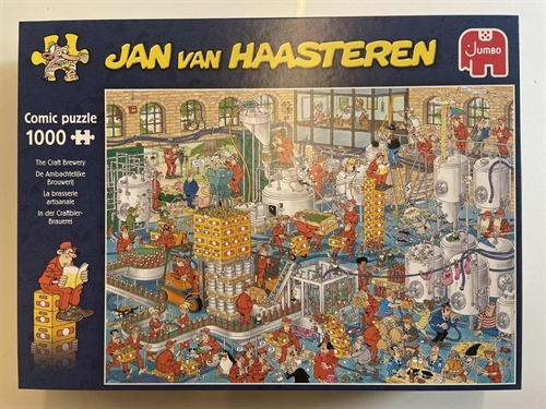 Puslespil. JAN VAN HAASTEREN ( Brugt. lagt en gang ) derfor den lave pris.