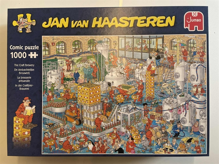 Puslespil. JAN VAN HAASTEREN ( Brugt. lagt en gang ) derfor den lave pris.