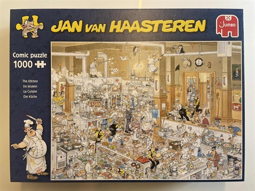 Puslespil. JAN VAN HAASTEREN ( Brugt. lagt en gang ) derfor den lave pris.