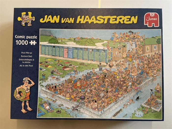 Puslespil. JAN VAN HAASTEREN ( Brugt. lagt en gang ) derfor den lave pris.