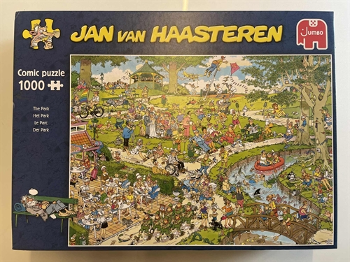 Puslespil. JAN VAN HAASTEREN ( Brugt. lagt en gang ) derfor den lave pris.